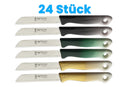 SMI - 24 Stück set Gemüsemesser Solingen Obstmesser Küchenmesser Wellenschliff, Solingen Germany