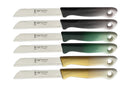 SMI - 6 Stück Solingen Messer Set Gemüsemesser Schälmesser Obstmesser Küchenmesser Allzweckmesser  Wellenschliff Germany messer