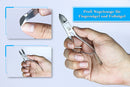 Nagelzange Fußpflege Nagelzange fußnagelzange Nagelhautschieber Eckenzange Hand- und Fußpflegeset, 4-tlg., mit Eckenzange Fußpflege set