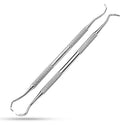 SMI Nagelheber & Eckenheber 2-tlg Fußpflege Set, 17 cm Edelstahl, Exkavator für Pediküre, Zehennägel & eingewachsene Nägel, Profi Fusspflege