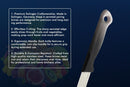 SMI Solingen Messer Set 6 Teile - Gemüsemesser, Schälmesser, Obstmesser, Küchenmesser, Allzweckmesser mit Wellenschliff - Kleine Kneipchen & Kartoffelmesser - Germany Messer (Schwarz-Weiß)
