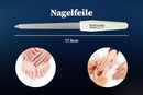 SMI 2 tlg Solingen Saphir-Nagelfeile Saphirnagelfeile Hohlfeile gewölbt/gebogen Nagelfeilen Doppelseitige Maniküre Pediküre Nagelfeile Fein/Grob - Made in Germany