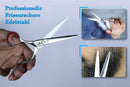 SMI Friseurschere Linkshänder 6,5 Zoll - Haarschneideschere aus Edelstahl mit Razor Edge, Professionelle Haarschere für Damen und Herren, Frisör Schere für präzises Haare schneiden