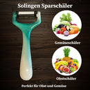 Schälmesser SMI 12-tlg Solingen Schälmesser Sparschäler Obstmesser Gemüsemesser Küchenmesser Wellenschliff