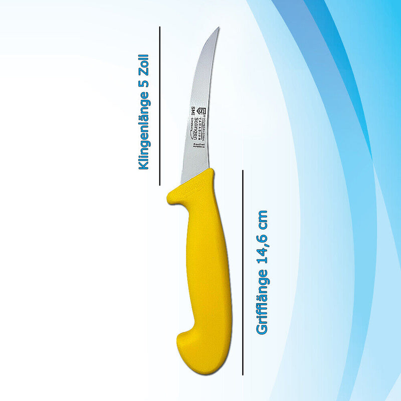 SMI-Solingen Metzgermesser Wetzstahl Fleischmesser Ausbeinmesser Zerlegemesser