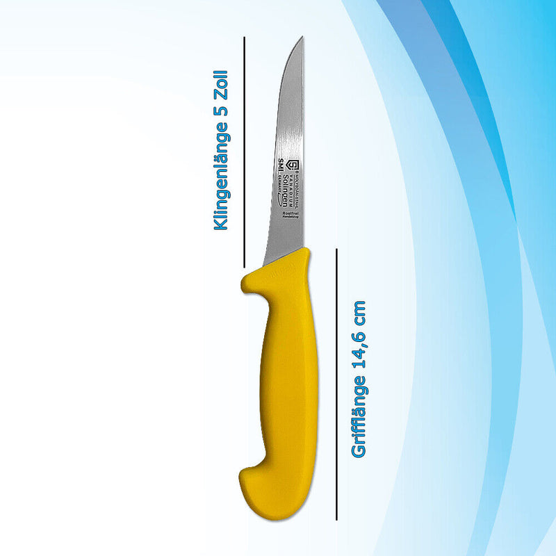 SMI-Solingen Metzgermesser Wetzstahl Fleischmesser Ausbeinmesser Zerlegemesser