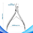 SMI - 10 cm Hautzange Nagelhautzange Nagelhautschere Maniküre Pediküre mit etui