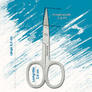 Größe einer Maniküreschere aus Edelstahl