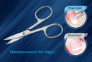 extra feine Nagelschere verwendet