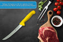 SMI - Solingen Kochmesser 10 Zoll Zerlegemesser Gebogen Metzgermesser Stechmesser Schlachtermesser