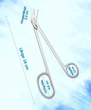 SMI - Fußnagelschere 18 cm | Extra Lang Fußschere für Dicke Nägel | Nagelschere Senioren Pediküre Schere | Fussnagelschere | Fussschere Edelstahl